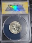 1950 Proof Silver Washington Quarter Anacs Pf-67 Free Shipping 