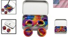 Portable 5ml Silicone Container Jars With Stainless Steel Protection - 7 Colors