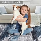  2x12 Washable Runner Rug  Modern Abstract Hallway Rugs Runner  Non-slip Thin 