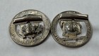Jfk Coin Cuff Links John F Kennedy Half Dollar Cut Out Set