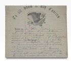 Civil War Discharge 1864 Peter Feikert 44th Iowa Infantry 100 Days Original