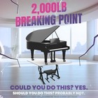 Piano Keyboard Stand And Bench Set Portable Heavyduty Music Stand For 54 88 Key