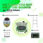 Skybound 16ft Trampoline With Enclosure Net  Outdoor Trampoline For Kids   Adult