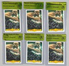 George Steele Signed 1985 Topps Wwf Rookie Card  31 Bas Coa Wwe Rc The Animal Ra