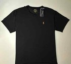 Nwt Polo Ralph Lauren Men Short Sleeve Crew Neck Black T-shirt Tee Free Shipping