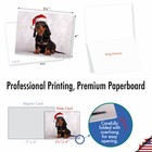 Darling Dachshunds 20 Christmas Cards  10 Designs  2 Each  With Envelopes