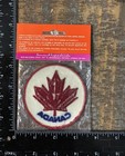 Vintage Canada Maple Leaf Canadian Travel Souvenir Embroidered Iron-on Patch Nos