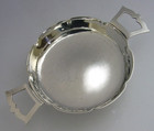 R E Stone Sterling Silver Planished Quaich Cup Bowl 1959 Arts   Crafts 109g