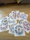 14  Talking Tummiez Baby Milestone Stickers First Birthday  First New Year  More