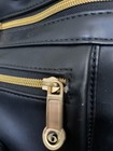 Six Pack Fitness Travel Kit Rene Faux Leather Insulated Tote Bag Black Large Usa