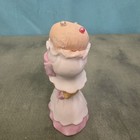 Sewing Pin Cushion Figurine Small Girl Bonnet Pin Cusion Has A Tear See Photos