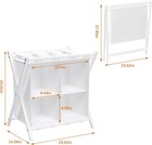 Luggage Rack With Storage  Guest Room Folding Suitcase Stands  Holds Up To 12   