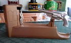 Vintage 1950 s Wild West Mechanical Coin Bank   With The Key   video  rare 