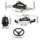 Vevor Hydraulic Outboard Boat Steering Kit 10-24  hoses 300hp Helm Pump Cylinder