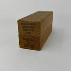 Young Bros  27-piece 1 8  Machine Made In Iowa Steel Letter Stamp Set Wood Case