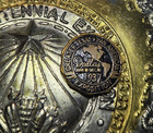 1936 Texas Centennial Exposition Heart Trinket Box 1937 Pan American Dallas