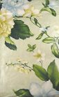 Large Floral Flannel Back Vinyl Tablecloth  Multi Color 52 X 90 Oblong
