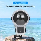 Fotstdio Dive Case Pro For Insta360 X5  Waterproof Housing 164ft 50m  Clear