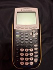 Ti-84 Plus Texas Instruments Graphing Calculator With Cover  tested working 