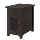 Martin Svensson Home Rustic Chairside Table With Power Espresso