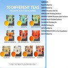 Tea Variety Pack 100 Bags Black Green Earl Grey Jasmine Oolong Chrysanthemum