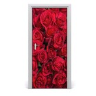 3d Home Art Door Wall Self Adhesive Removable Sticker Flowers Plants Red Roses