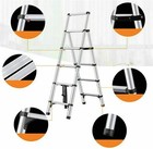 A-frame Household Step Ladder Folding Telescopic Ladder Multi-purpose Aluminium