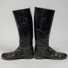 Vintage Mens Military Cavalry Equestrian Horse Riding Leather Boots Size 10 D