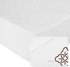 100  Organic Cotton Mattress Pad Cover  Gots Certified Cooling 300 Gsm Quilte   