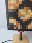 Minecraft Mojang Glowstone Night Table desk Lamp W shade 14   frame Has A Break 