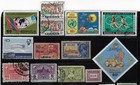 Old Original Collection 51 Different Asia Stamps Very Rare