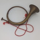 Vintage Brass Decorative Christmas Bugle French Hunting Horn Pwf India 13 Inches