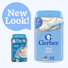 Gerber 1st Foods Baby Cereal Rice 8oz X6 Pack Iron Fortified Infant Food