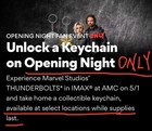 Thunderbolts Sold Out Amc Imax Fan Premiere Only Exclusive Keychain  Ships Now 