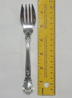 4 Gorham Chantilly Sterling Silver Salad dessert Forks 6 5  Pat 1895 No Monogram