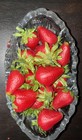7 Display Strawberries Faux Artificial Fruit  Brighten Your Space Pop Of Color