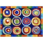  Classroom Rug 12 Circle Seats Kids Rug Carpet Abc Alphabet Educational Baby 