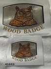 Vintage Bsa Boy Scouts Of America  2 Owl Wood Badge Decals