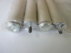 Set Of 4 Vintage Mcm Furniture Legs White 7  Tall New In Package