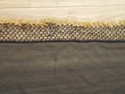 Beaded Belly Dance Hip Scarf Triangle Wrap Costume Fringe Shawl Cape Black Gold