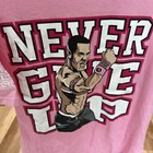 Authentic Pink Wwe John Cena Rise Above Cancer T Shirt Xl Susan G  Komen
