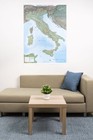 Large Map Of Italy With Full Lamination  wall Map  39 X Extra Large  Colored 
