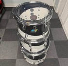 Ludwig Vistalite 3pc Tom Set Pattern E Nice 1970   s - Acrylic