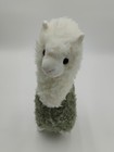 Jing Guang Llama Alpaca Red Swirl On Side Green White Plush Stuffed Animal 10 