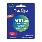 Tracfone 30 Days   500 Minutes texts data Refill Smart Cell Phone Direct Load