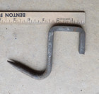 Vintage Antique Forged Cast Metal Hanging Meat Hook Pail Hook