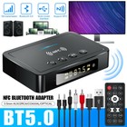 Nfc Bluetooth Transmitter Receiver 3 5mm Aux To 2 Rca Wireless Audio Adapter Usa