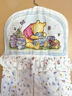 Classic Winnie The Pooh Nursery Diaper Stacker Holder   Matching Ruffle Valance