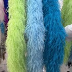 2meter Ostrich Feathers Boa 1 3 6 10 15ply Thick Fluffy Feather Ornament Shawl