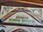 Vintage Lot Of 2 Australian Wooden Boomerang New In Original Packaging 17 